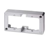 Hager Module 2 - Base 2 Elements White Polar 1 Piece AP Frame