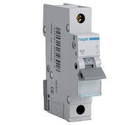 Hager Miniature Circuit Breaker MTN120 - 1 Pole, 1 Module, Type B, 20 A, 6 kA