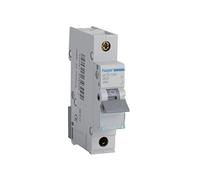 Hager Miniature Circuit Breaker MTN150, 1 Pole, 1 Module, Type B, 6 kA breaking capacity, 50 A