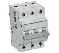 Hager - mun316 a - Magneto-thermic Switch Series Mu, 3P, 16 A, C, Curve 6 KA