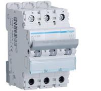Hager - mun350 a - Magneto-thermic Switch Series Mu, 3P, 50 A, C, Curve 6 KA