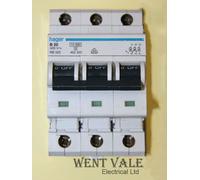 Hager NB320 - 20a Type B Triple Pole MCB Unused