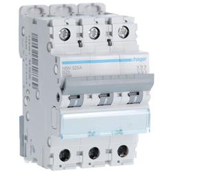 Hager NBN325A 25A Triple Pole B Curve 10kA MCB
