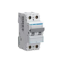 Hager NCN206A Automatic Magnetic Circuit Breaker 2P 2 Poles 2X6A 10KA Curve