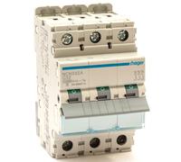 Hager 32A 3P TPN MCB 10kA, Type C - NCN332A