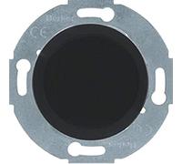 Hager Nostalgia Plate Blind Without Fastening Black