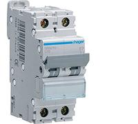 Hager - nrn210 - Magneto-thermic Switch Series NR, 2P, 10 A, Curve C, 25 KA