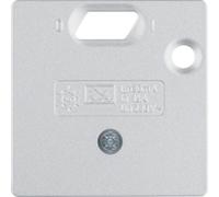 Hager - Outer Plate 50 x 50 mm S1/B7/K1 Aluminium