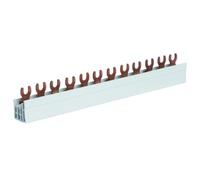 Hager Phase Rail with Fork Connection 10 mm² 3-Pin Insulated