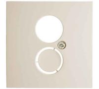Hager - Plate Audio 1 Hole Open S1 White Brightness