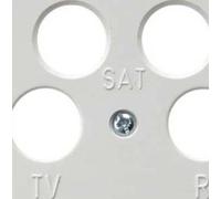 Hager - Plate Central TVFM 4594 Modul/Arsys/K1/S1 White Polar