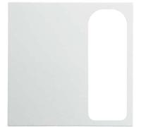 Hager - Plate for Element Universal S1/B1/B3/B7 Polar White