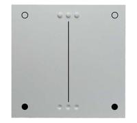 Hager - Plate for Regulator Universal Double S1/B1/B3/B7 Polar White