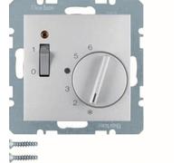 Hager - Plate Thermostat Series 1/1/Pump Pump 3/Pump 7 Aluminium