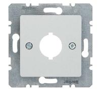 Hager - Plate with Frame Diameter 18.8 K1/B1/B7 Aluminium