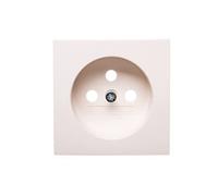 Hager polo 4011334456308 B.Square Front Plate Socket with/Universal Panels Snow White 396576899