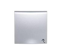 Hager Polo 4011334460091 Square/B.7 Front Plate Socket with Cover Aluminium 3965898994