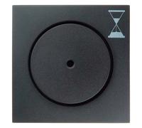 Hager - Push Button Plate for B1/B3/B7 Timer, Anthracite