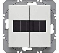 Hager - Push Button Surface Double Solar usbquicklink Without B Polar White Matte