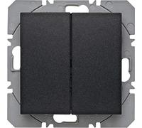 Hager - Push Button Surface Double usbquicklink SM Without B Anthracite