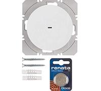 Hager - Push Button Surface Simple usbquicklink RX Polar White Brightness