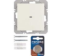Hager - Push Button Surface Simple usbquicklink Without B White Brightness