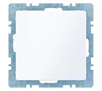 Hager Q.1 - Blind Plate with Frame Polar White