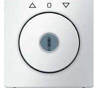 Hager q.1 Central Key for Roller Blind Polar White