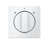 Hager Q.1 - Central Plate with Remote Control 2 - 1-3 Polar White