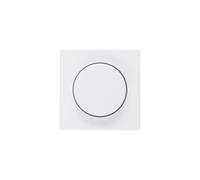 Hager Q.1 Centre Plate with Key for Control Polar White