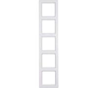 Hager Q.1 - Frame 5 Elements White Polar