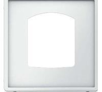 Hager q.1 Plug-in Cover + Polar White Socket
