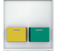 Hager Q.1 Polar - Cap Push Off Green Yellow White