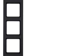 Hager q.3 - Frame 3 Elements Anthracite Velour