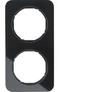 Hager R.1 - Framework R1 2 Elements Black Glass