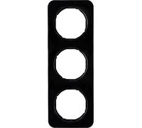 Hager R.1 - Framework R1 3 Elements Black Gloss