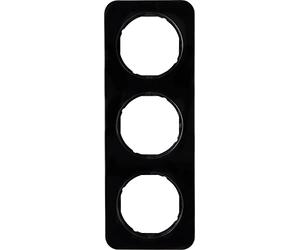 Hager R.1 - Framework R1 3 Elements Black Gloss