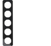 Hager R.1 - Framework R1 5 Elements Black Glass