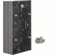 Hager R.3 - Box Mounting R3 Surface 2 Elements Black Gloss