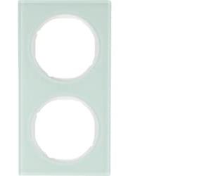 Hager R.3 - Frame R3 2 Elements Polar White Glass