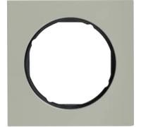 Hager r.3 - Frame r3 Steel 1 Element Black