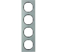 Hager R.3 - Framework R3 Steel 4 Elements Black