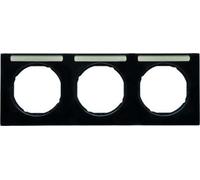 Hager r.3 - Marco r3 Horizontal Label Holder Black Gloss