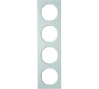 Hager r.3 - R3 Aluminium Frame 4 Elements Polar White