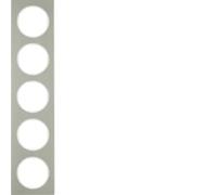 Hager r.3 - R3 Steel Frame 5 Elements White Polar