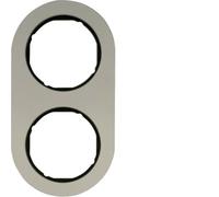 Hager R. Classic Frame rclassic Aluminium 2 Elements Black
