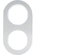 Hager R. Classic Frame rclassic Aluminium 2 Elements White Polar