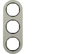 Hager R. Classic Frame rclassic Aluminium 3 Elements Black