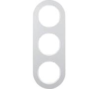 Hager R. Classic Frame rclassic Aluminium 3 Elements White Polar