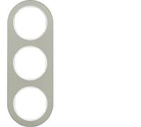 Hager R. Classic Frame rclassic Steel 3 Elements White Polar